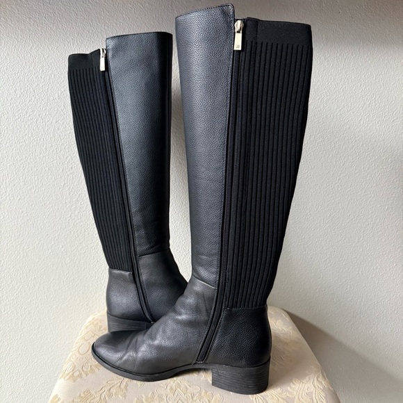 Black Knee-High Women's Boots - Kenneth Cole Levon Boot - Picture 4 of 10